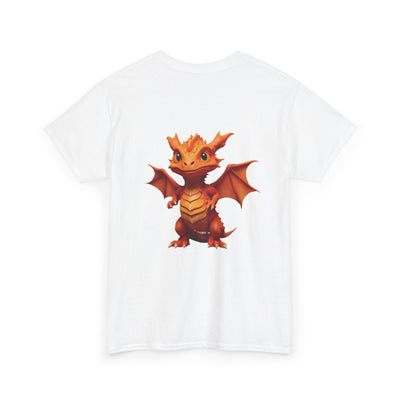 Cute Dragon Graphic T-Shirt for Fantasy Lovers