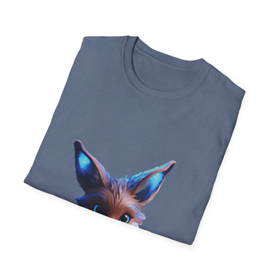 Whimsical Fox Unisex Softstyle T-Shirt - Cute Animal Graphic Tee
