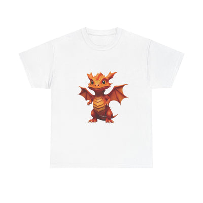 Cute Dragon Graphic T-Shirt for Fantasy Lovers