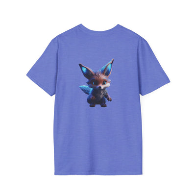 Whimsical Fox Unisex Softstyle T-Shirt - Cute Animal Graphic Tee