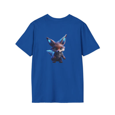 Whimsical Fox Unisex Softstyle T-Shirt - Cute Animal Graphic Tee