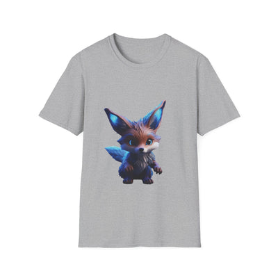 Whimsical Fox Unisex Softstyle T-Shirt - Cute Animal Graphic Tee
