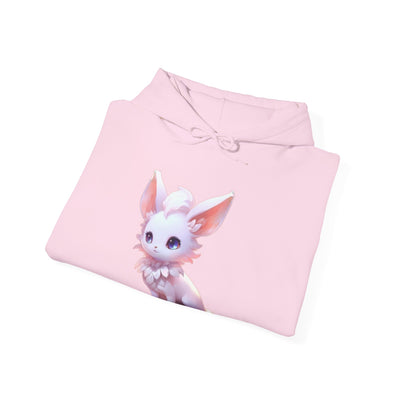 Cute Cartoon Animal Hoodie - Unisex Heavy Blend™ Sweatshirt with Adorable Bunny Design