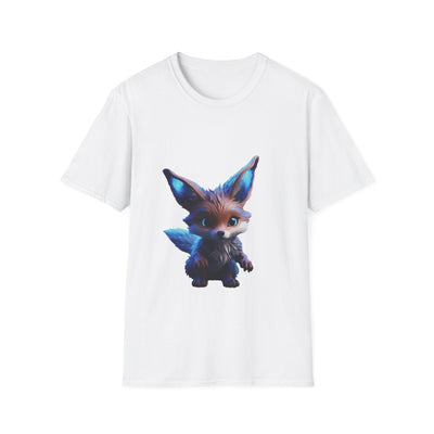 Whimsical Fox Unisex Softstyle T-Shirt - Cute Animal Graphic Tee