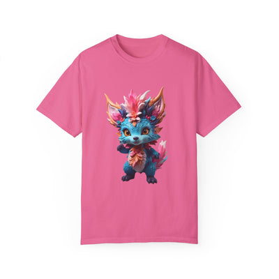 Whimsical Fantasy Creature T-Shirt - Unisex Garment-Dyed Tee