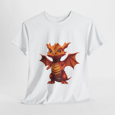 Cute Dragon Graphic T-Shirt for Fantasy Lovers