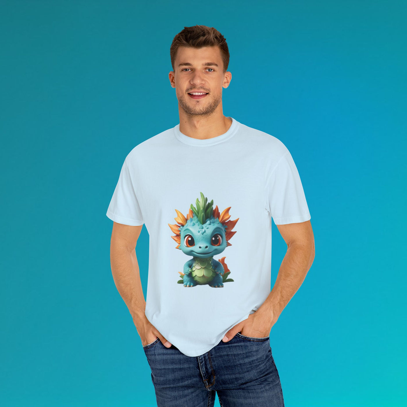 Cute Dragon Graphic Unisex T-Shirt – Perfect for Kids and Fantasy Lovers