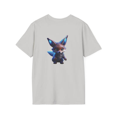 Whimsical Fox Unisex Softstyle T-Shirt - Cute Animal Graphic Tee
