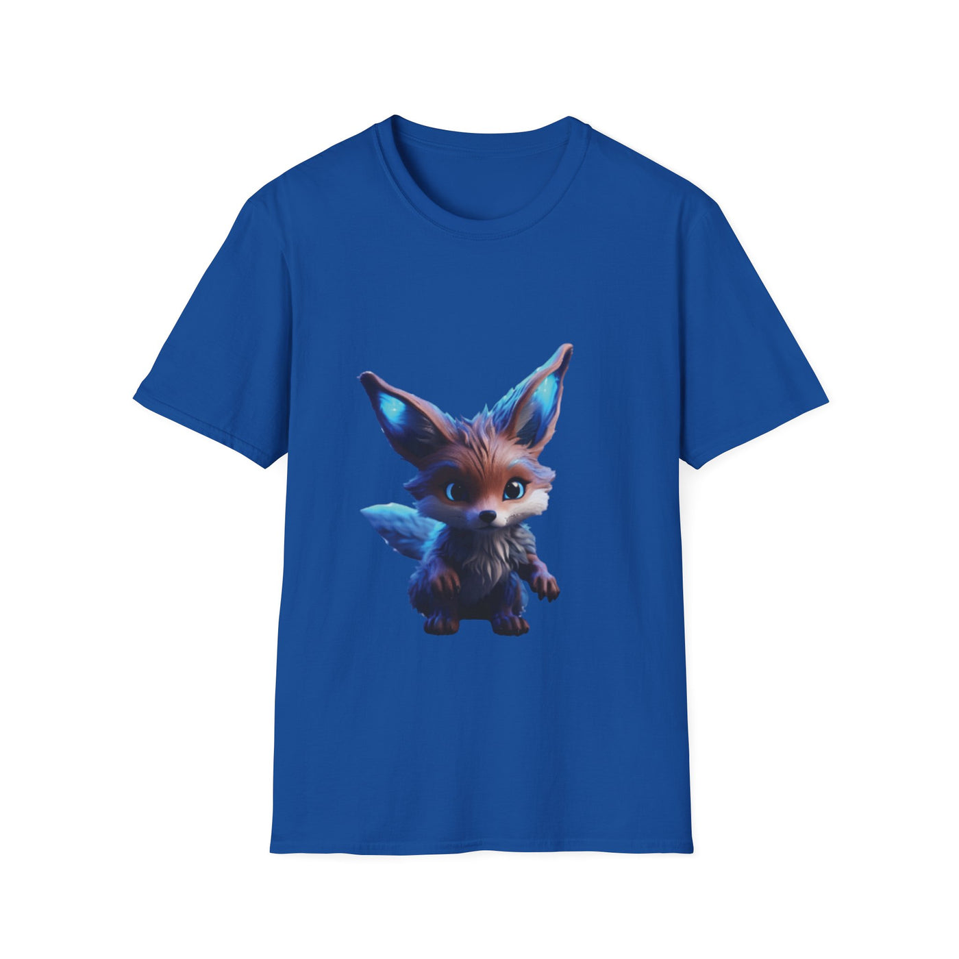 Whimsical Fox Unisex Softstyle T-Shirt - Cute Animal Graphic Tee