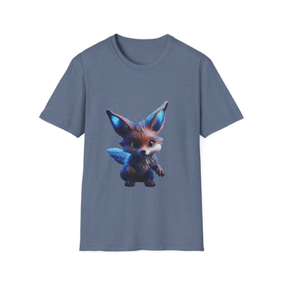Whimsical Fox Unisex Softstyle T-Shirt - Cute Animal Graphic Tee