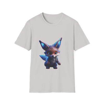 Whimsical Fox Unisex Softstyle T-Shirt - Cute Animal Graphic Tee